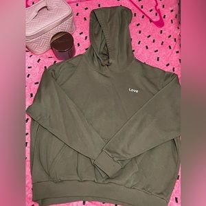 "Love" Olive Hoodie ⭐️